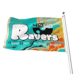 40up Brilliant Flow Flag