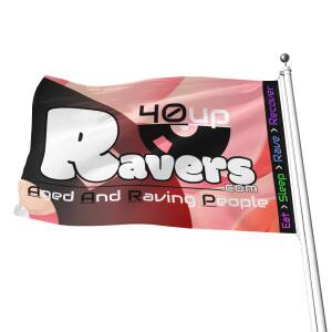 40up Candy Swirl Album Flag