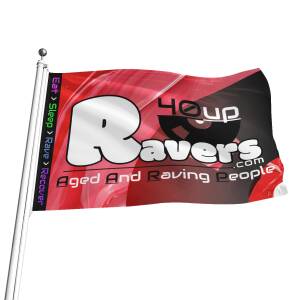 40up Oil Canvas Album Flag