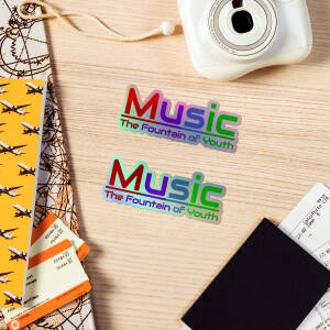 Music Holographic Decals