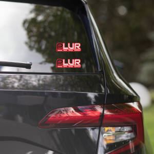 PLUR Classic Red Decal