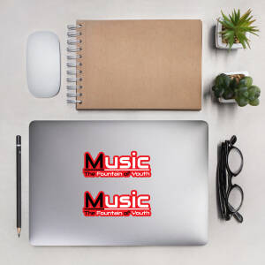 Music Red Decals