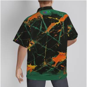 40up Volkanic  Men's Hawaiian Shirt