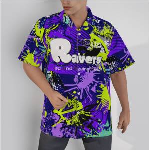 40up PLURple Men's Hawaiian Shirt